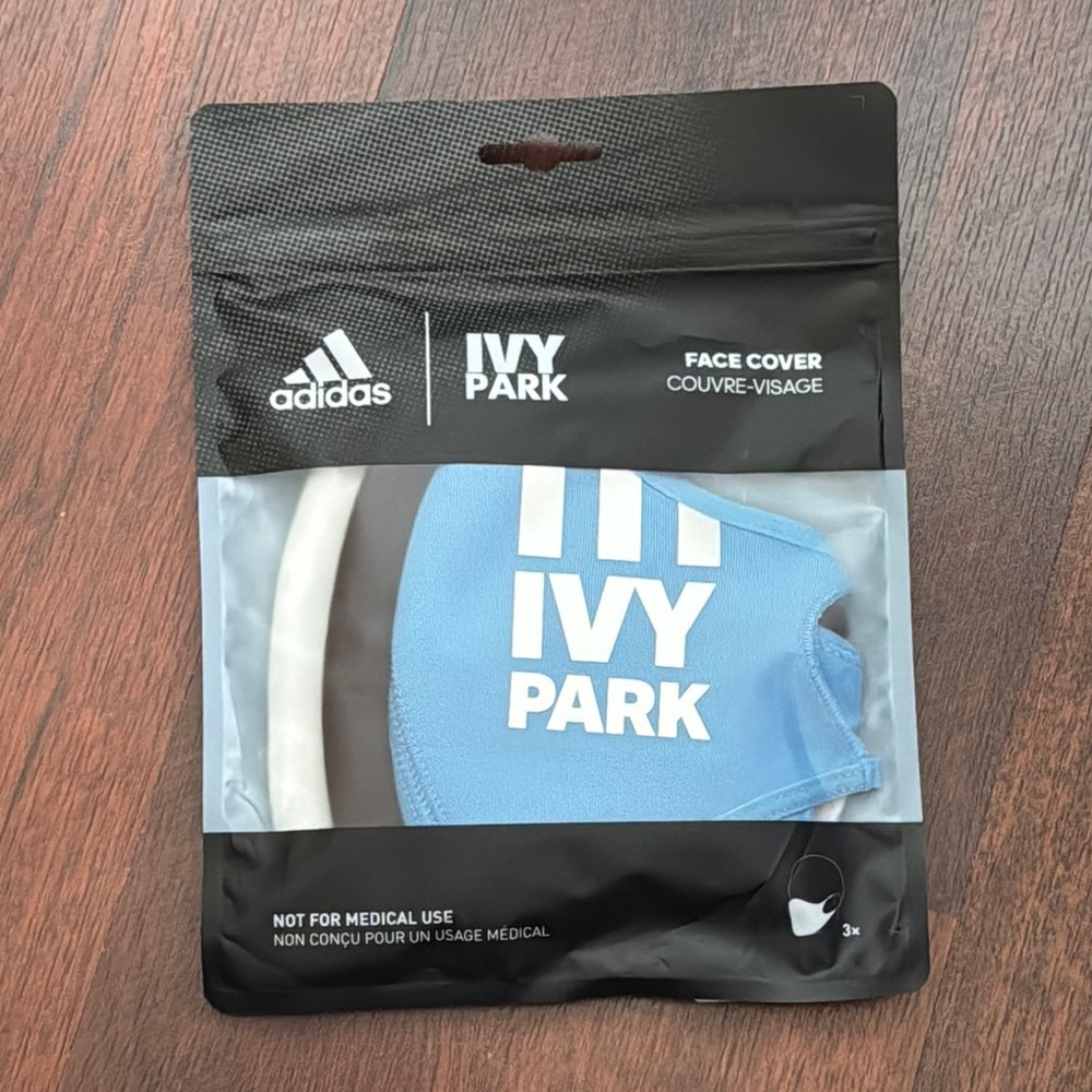 Adidas Ivy Park Blue Face Cover Set
